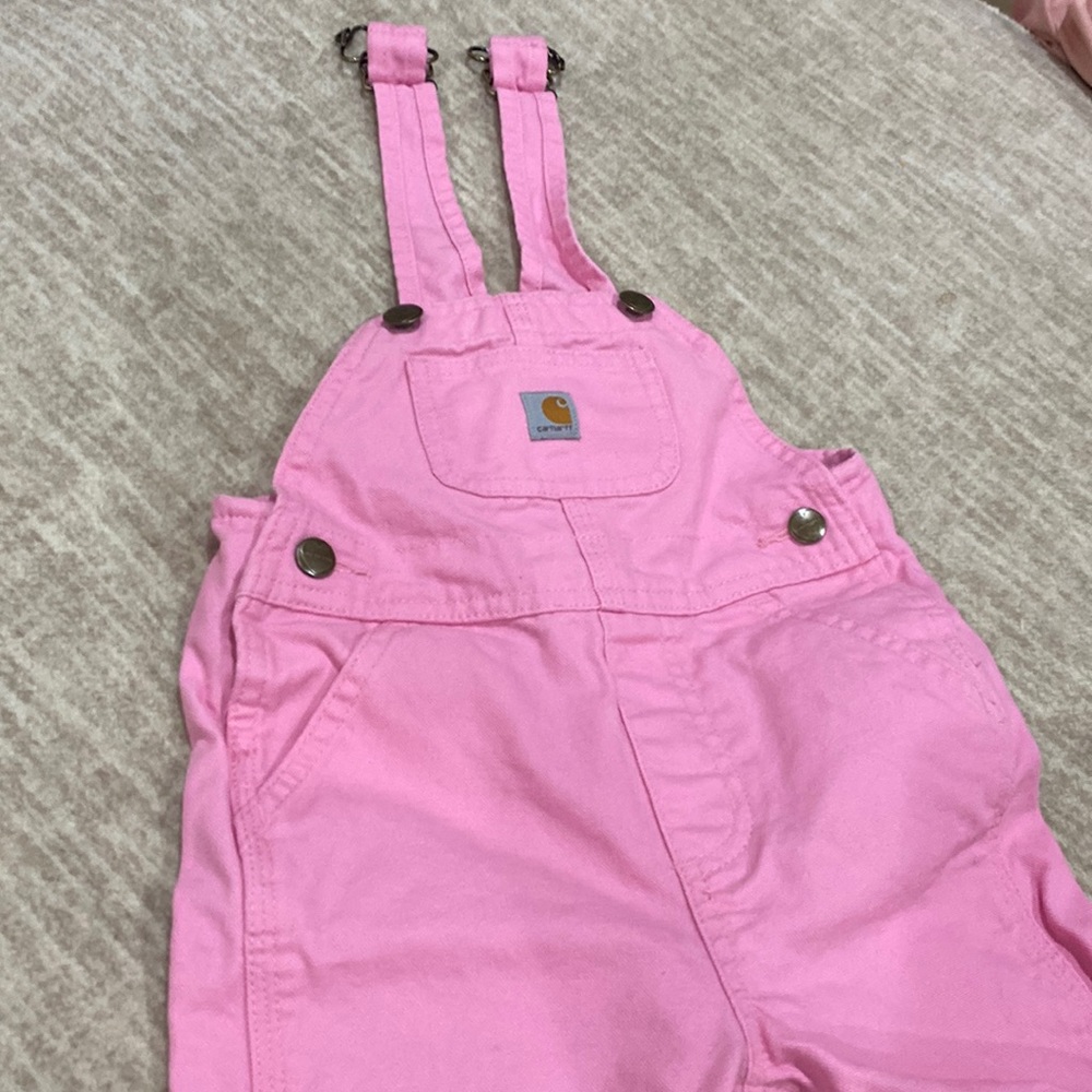 Baby girls carhartt overalls